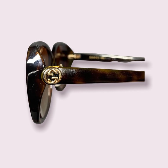Gucci Havana Brown Sunglasses GG0371SK *Check Description*‎ main image 7